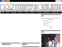 Tablet Screenshot of dartnewsonline.com